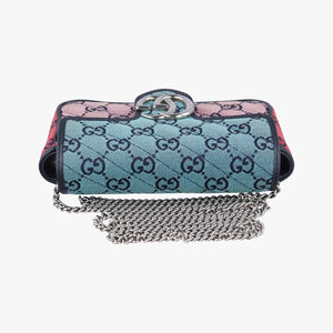 Pre-owned Gucci GG Marmont Multicolour Canvas 476433 shoulderbag | stylenewstar