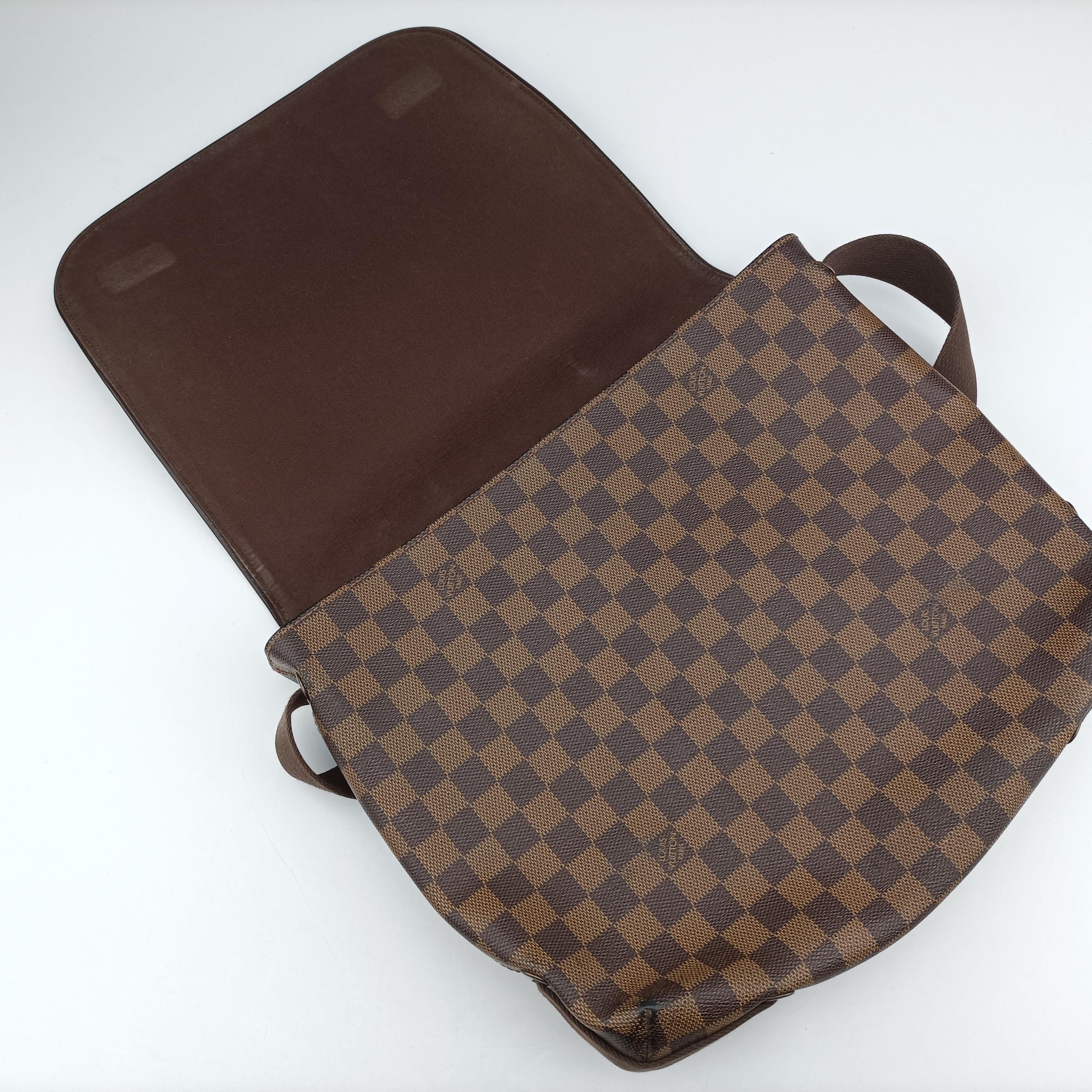 Vintage Louis Vuitton BROOKLYN MM EBENE Damier Canvas N51211 shoulderbag | stylenewstar