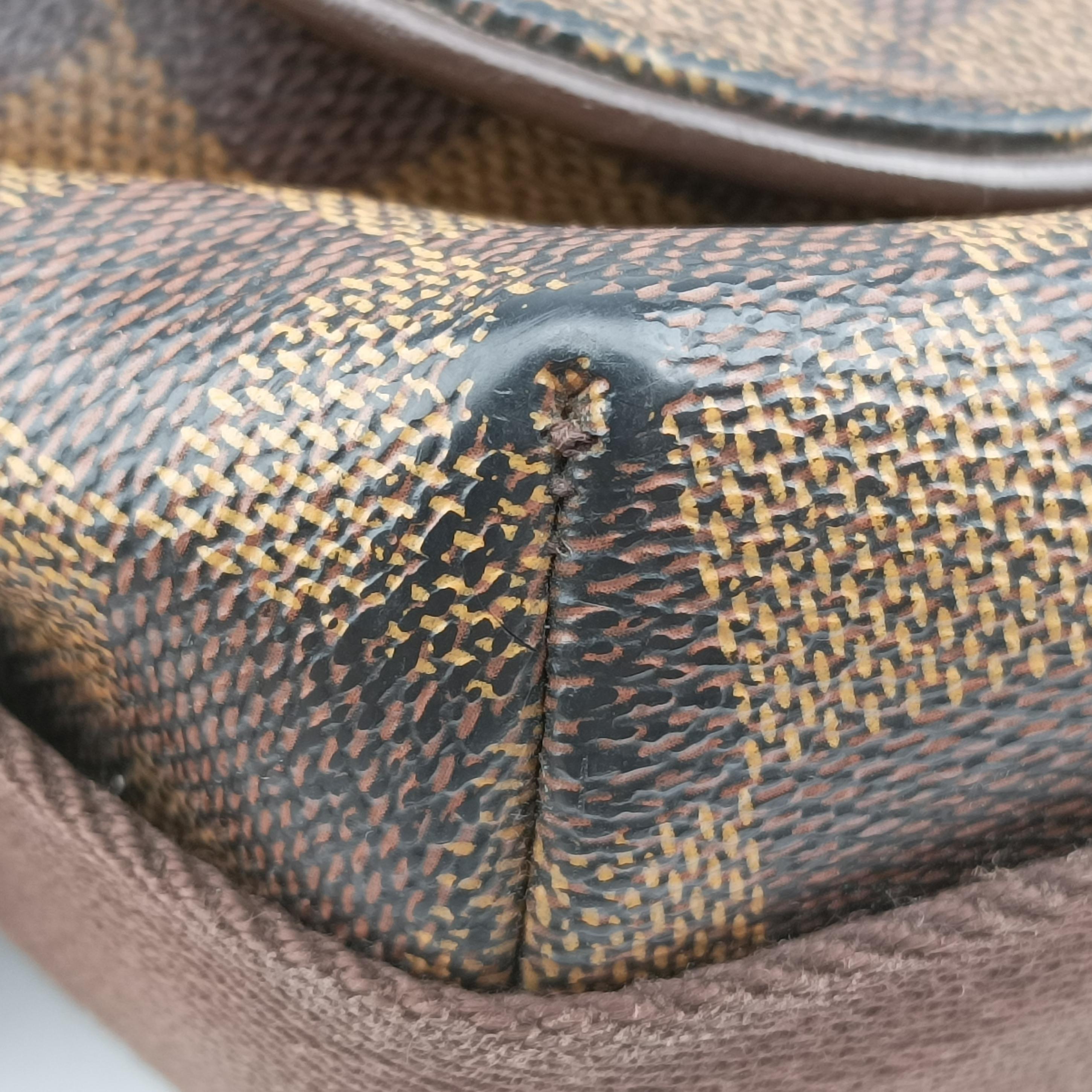 Vintage Louis Vuitton BROOKLYN MM EBENE Damier Canvas N51211 shoulderbag | stylenewstar