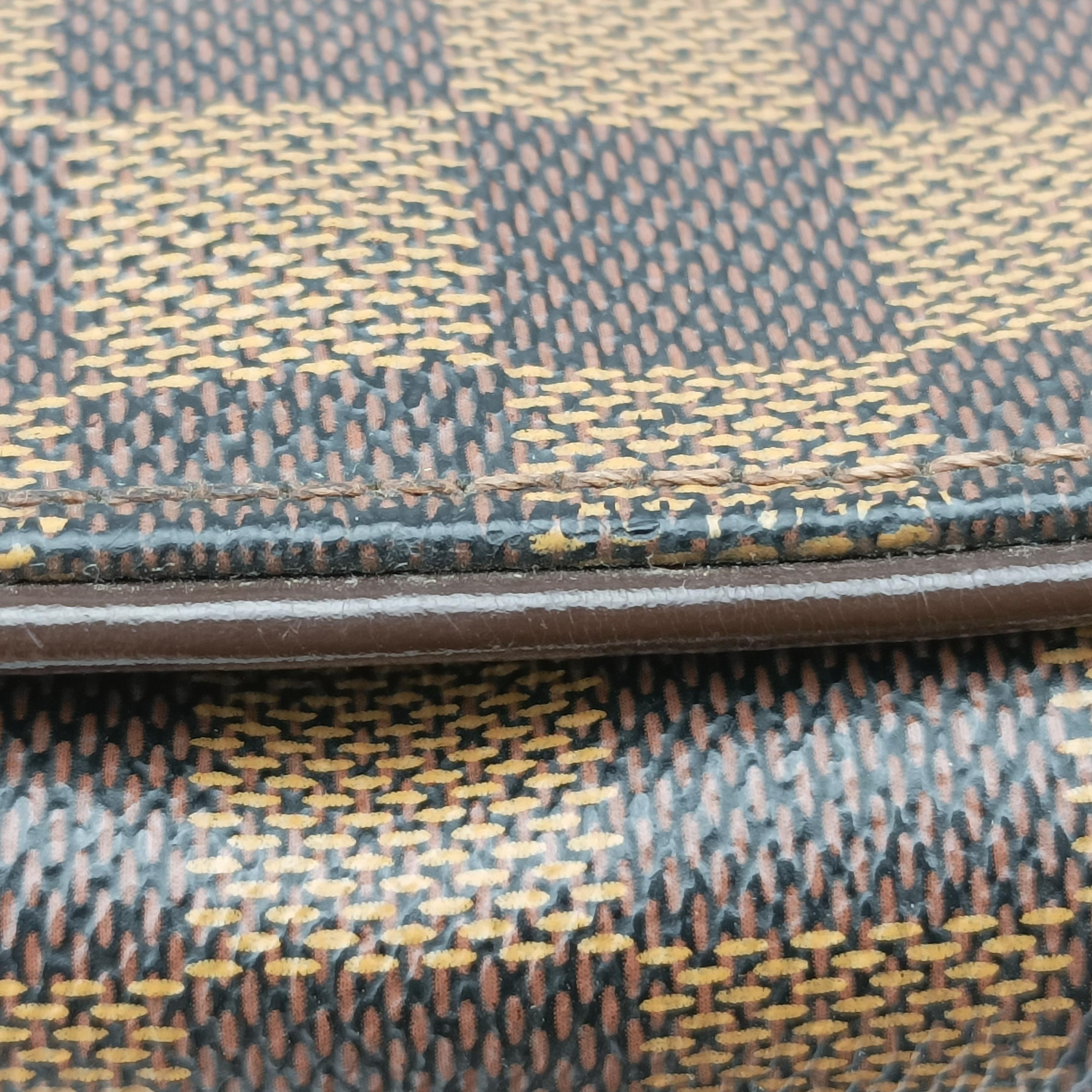 Vintage Louis Vuitton BROOKLYN MM EBENE Damier Canvas N51211 shoulderbag | stylenewstar