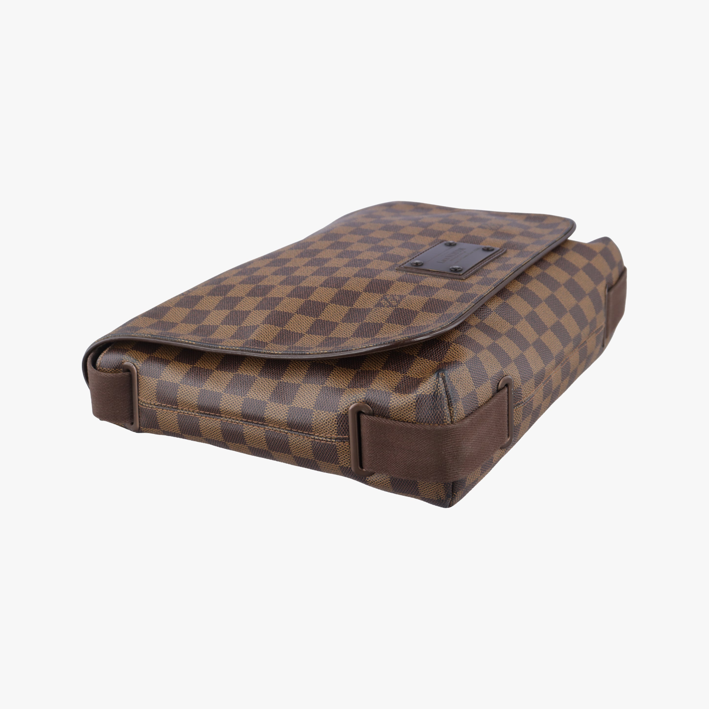 Vintage Louis Vuitton BROOKLYN MM EBENE Damier Canvas N51211 shoulderbag | stylenewstar