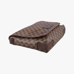 Vintage Louis Vuitton BROOKLYN MM EBENE Damier Canvas N51211 shoulderbag | stylenewstar