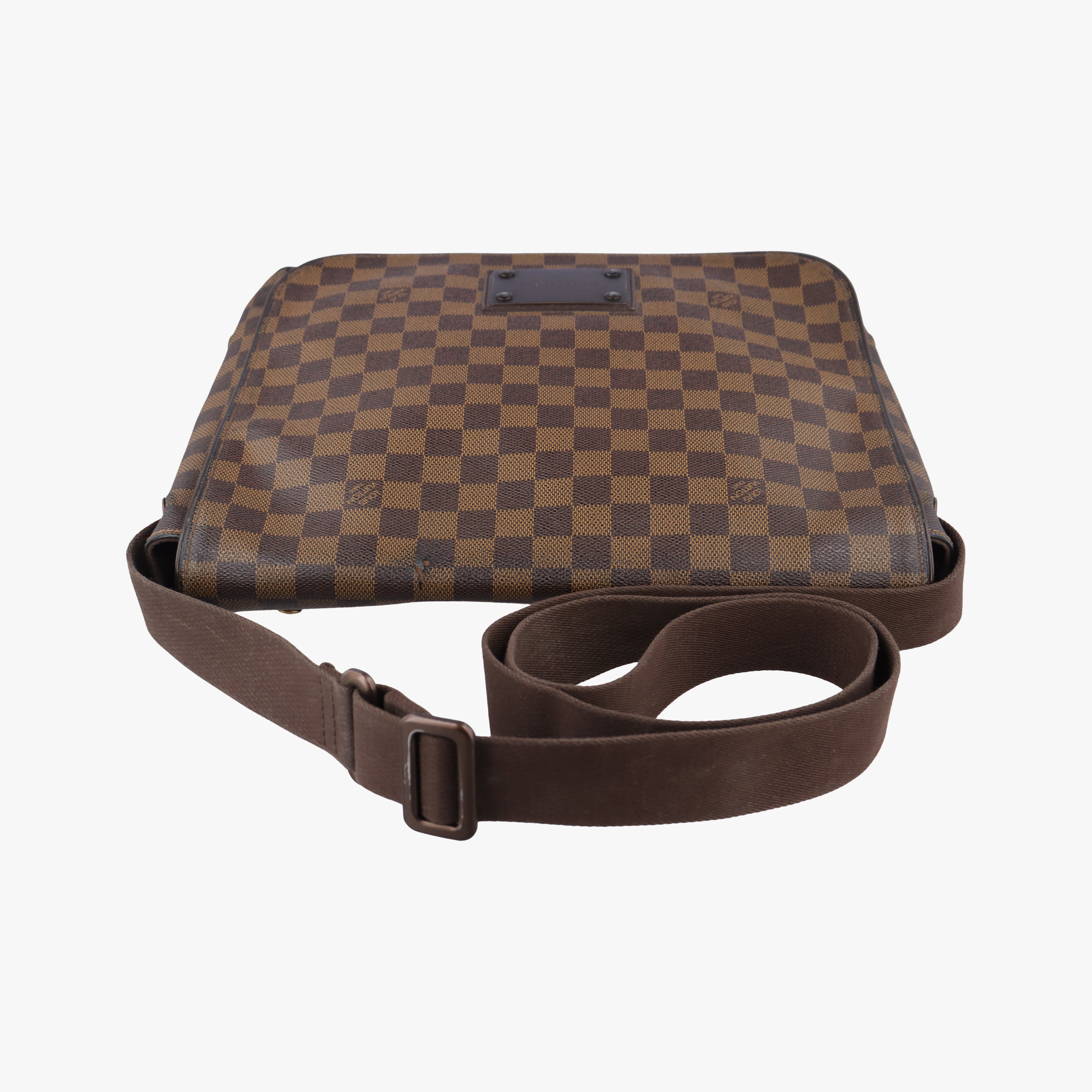 Vintage Louis Vuitton BROOKLYN MM EBENE Damier Canvas N51211 shoulderbag | stylenewstar