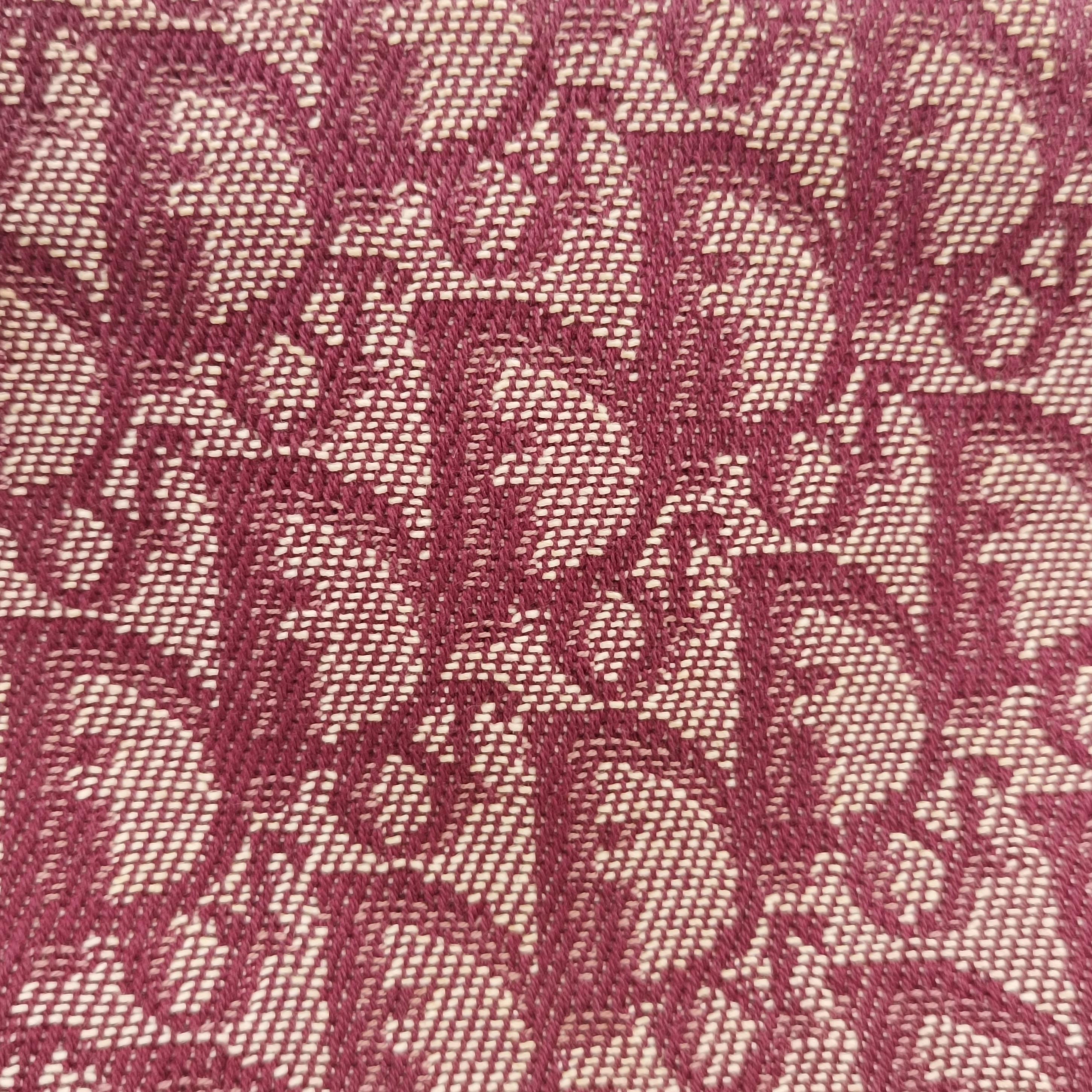 Pre-owned Christian Dior Saddle Red×beige jacquard  handbag | stylenewstar