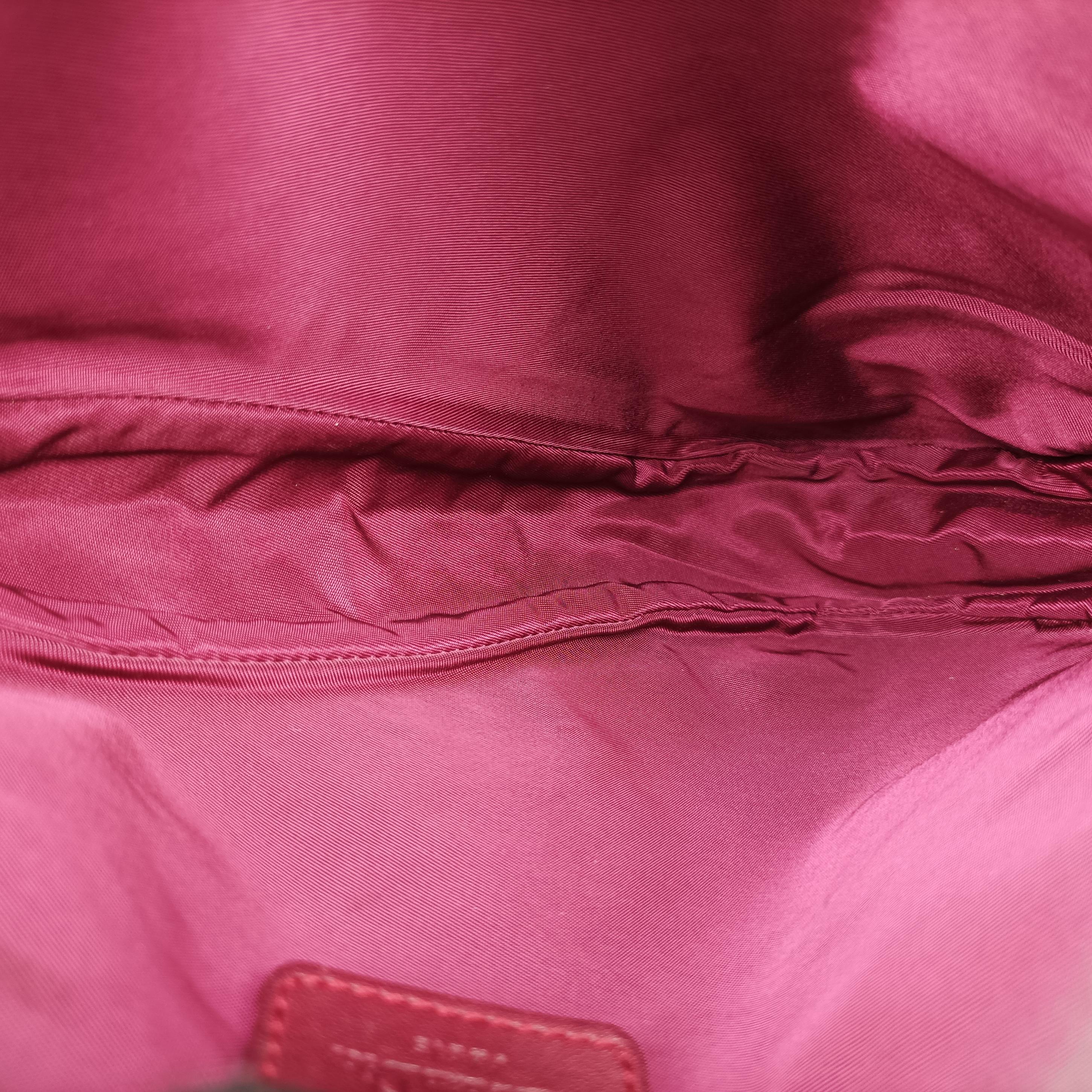 Pre-owned Christian Dior Saddle Red×beige jacquard  handbag | stylenewstar