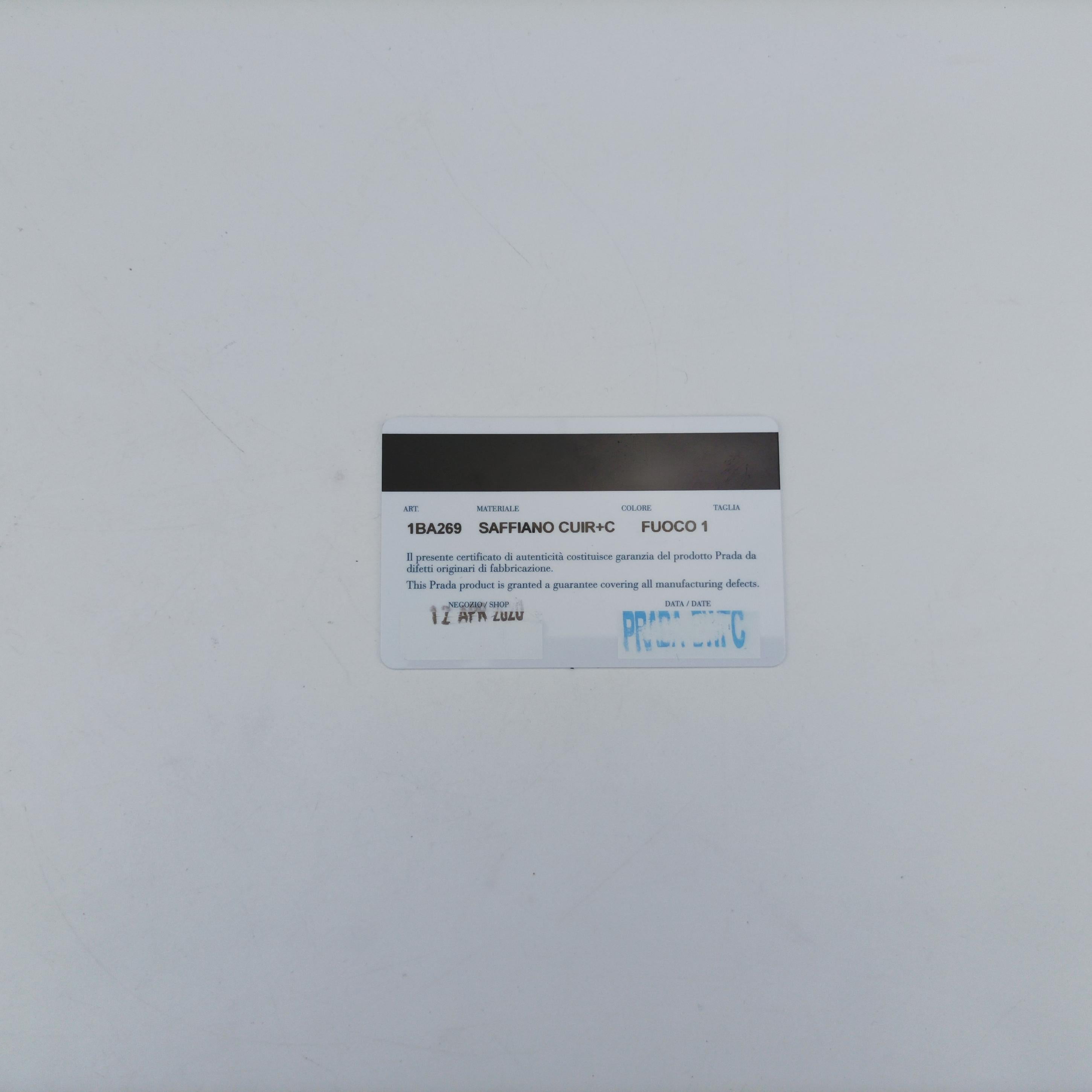 Pre-owned Prada Cahier  tassen Leder Multicolour Leather×Denim 1BD045 shoulderbag | stylenewstar