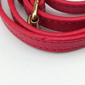 Pre-owned Louis Vuitton New Wave Lovelock Heart Red Leather M52794 shoulderbag | stylenewstar