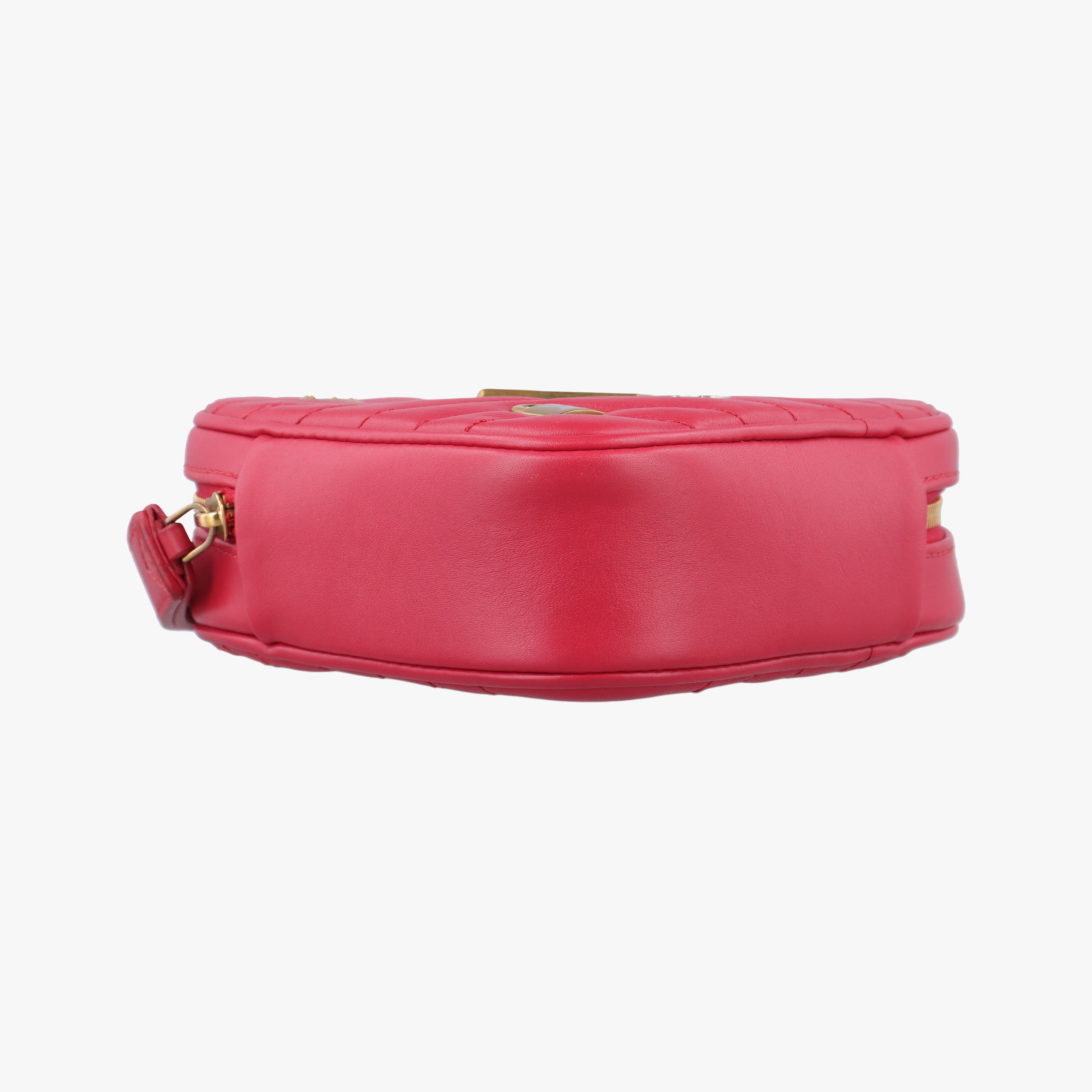 Pre-owned Louis Vuitton New Wave Lovelock Heart Red Leather M52794 shoulderbag | stylenewstar