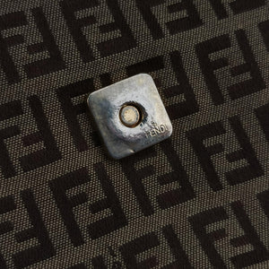 Secondhand Fendi Zucchino Brown canvas 8BT127 shoulderbag | stylenewstar