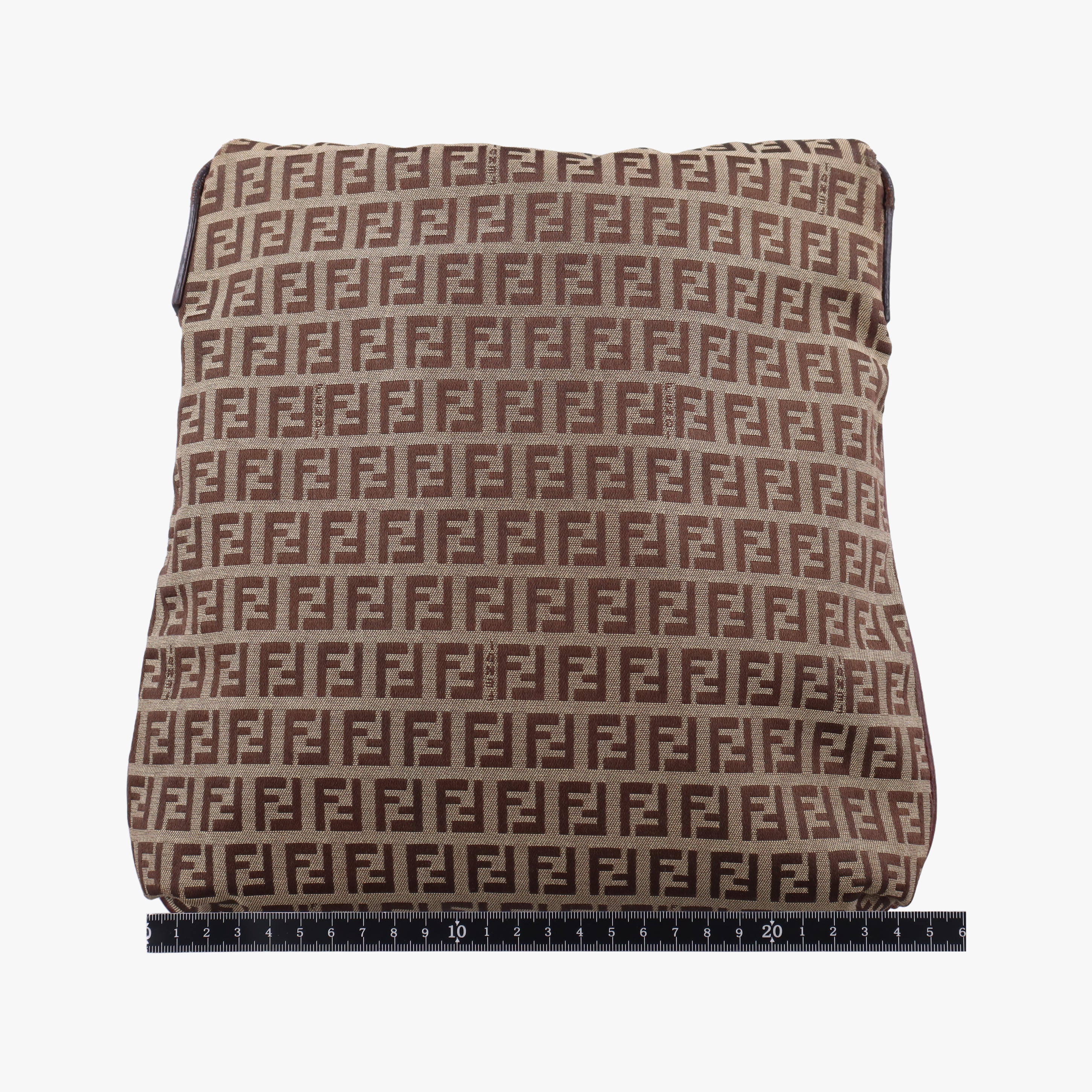 Secondhand Fendi Zucchino Brown canvas 8BT127 shoulderbag | stylenewstar