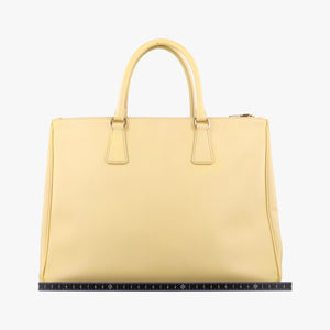 Secondhand Prada Galleria Yellow SAFFIANO Leather BN2274 shoulderbag | stylenewstar