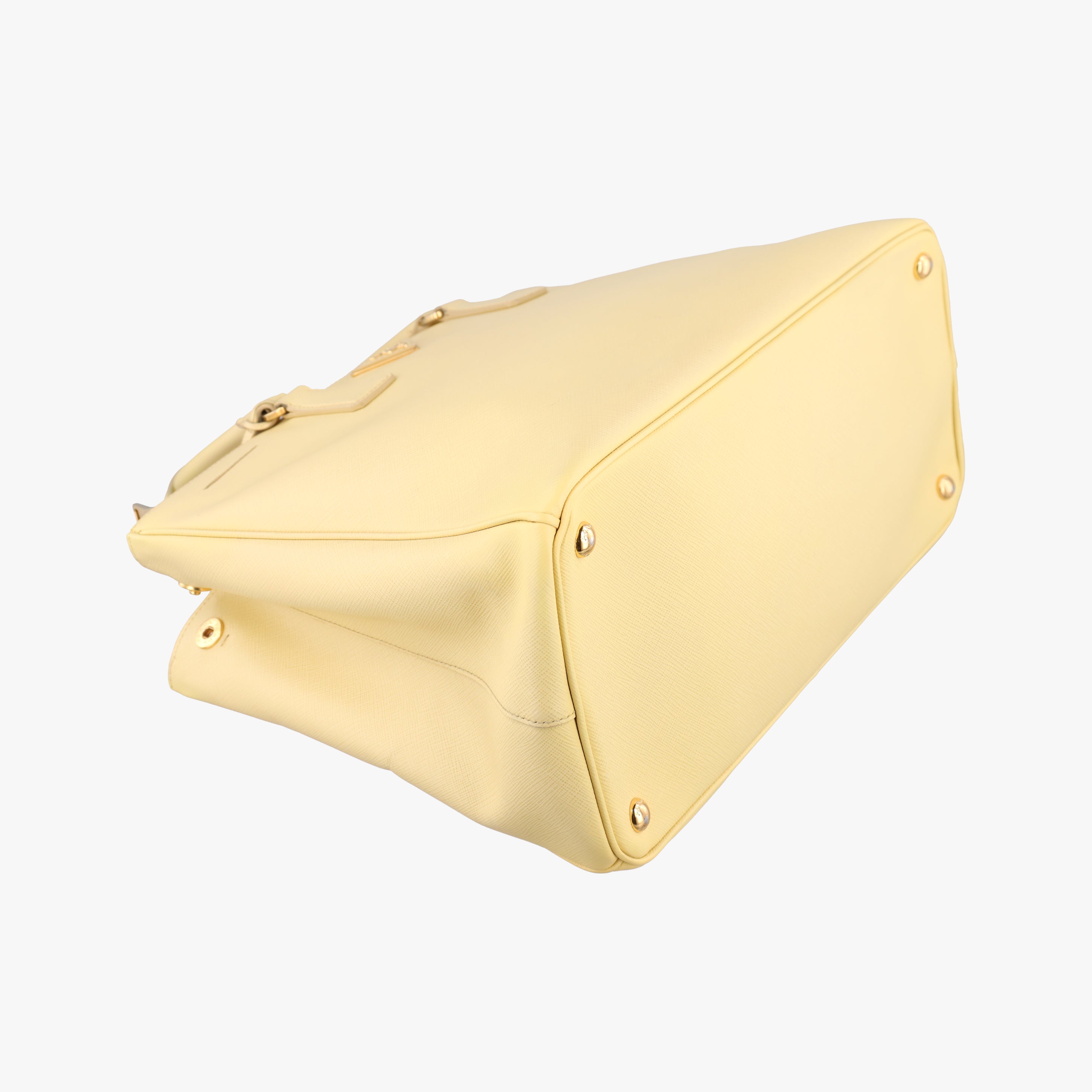 Secondhand Prada Galleria Yellow SAFFIANO Leather BN2274 shoulderbag | stylenewstar