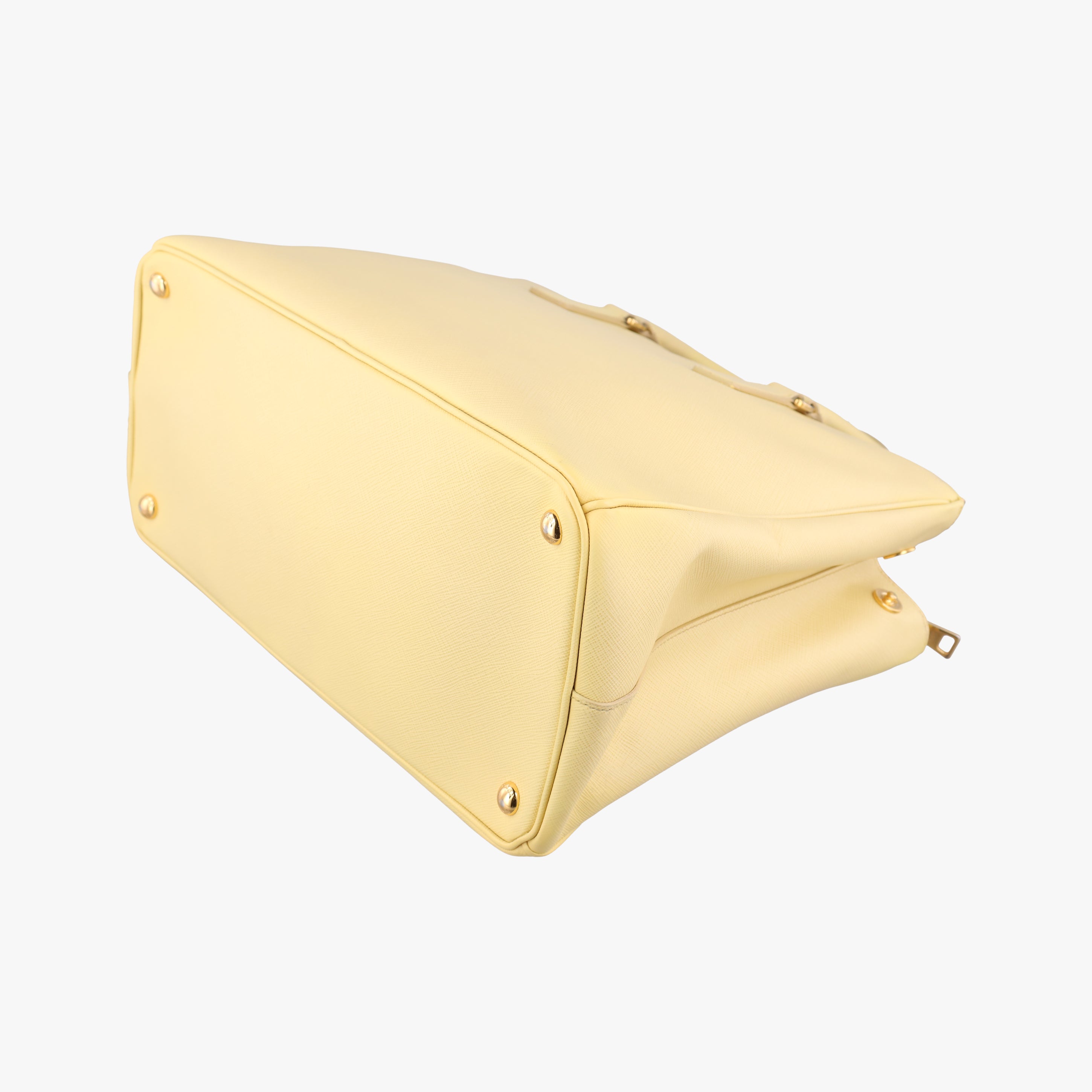 Secondhand Prada Galleria Yellow SAFFIANO Leather BN2274 shoulderbag | stylenewstar