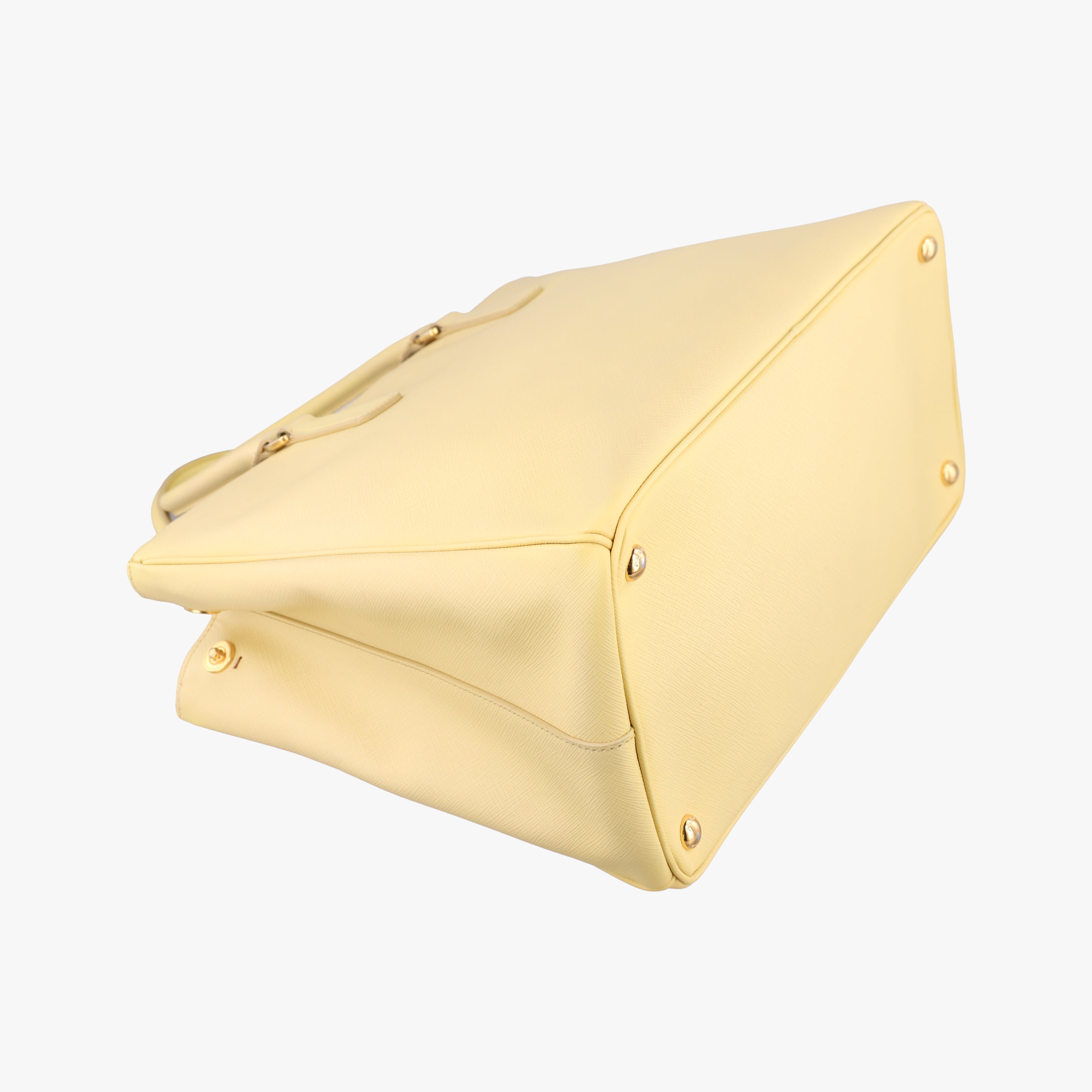 Secondhand Prada Galleria Yellow SAFFIANO Leather BN2274 shoulderbag | stylenewstar