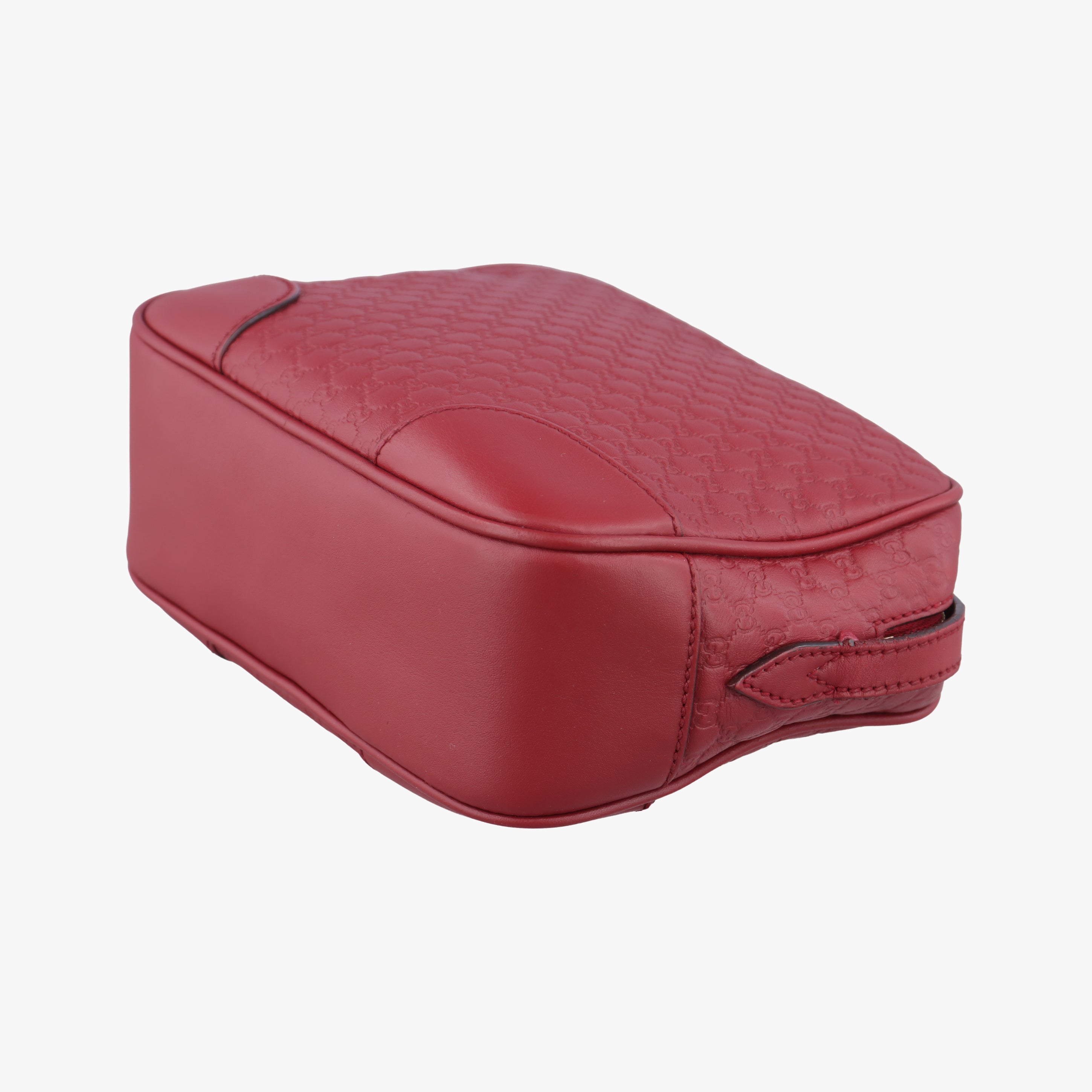 Pre-owned Gucci Bree Microguccissima Red Leather 449413 shoulderbag | stylenewstar