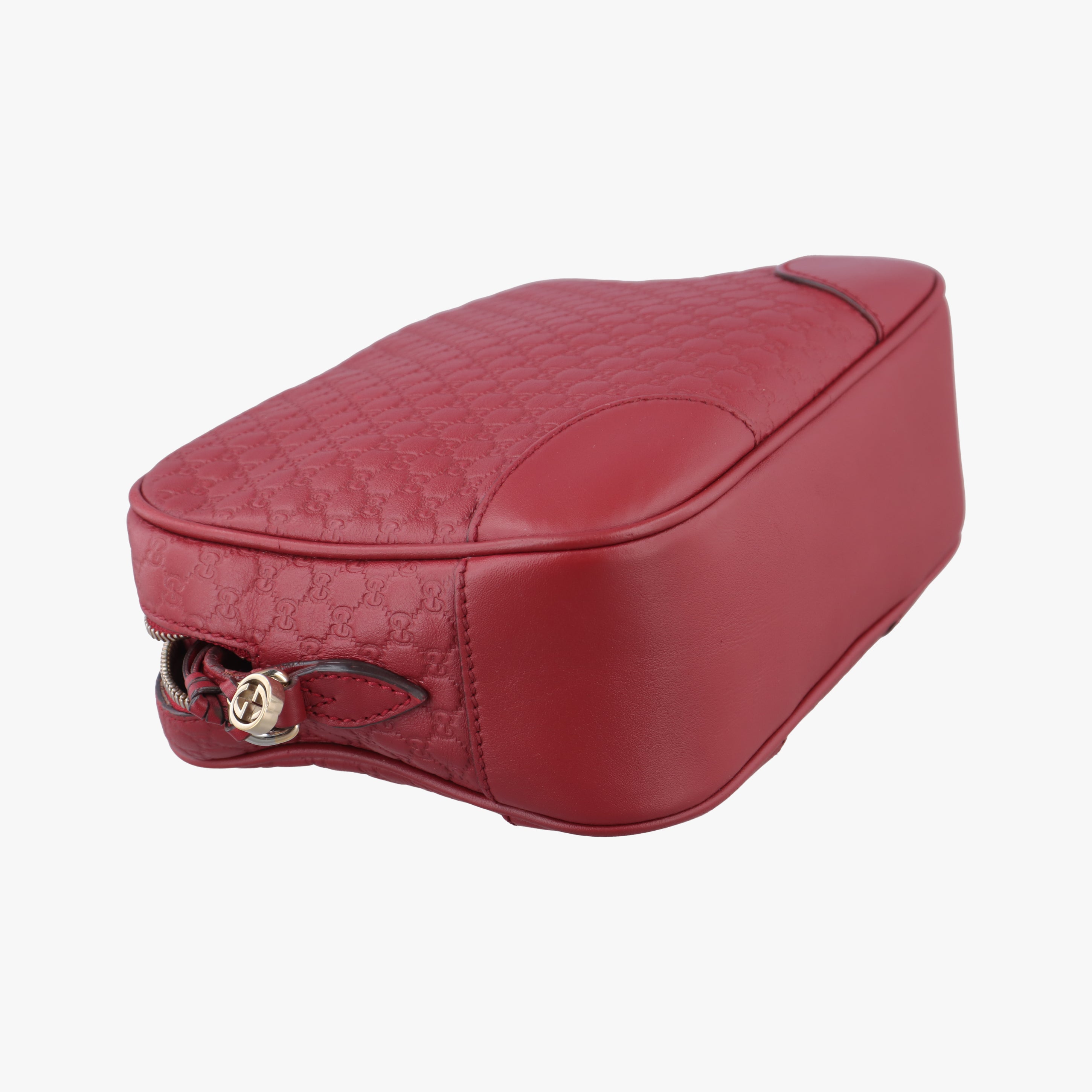 Pre-owned Gucci Bree Microguccissima Red Leather 449413 shoulderbag | stylenewstar