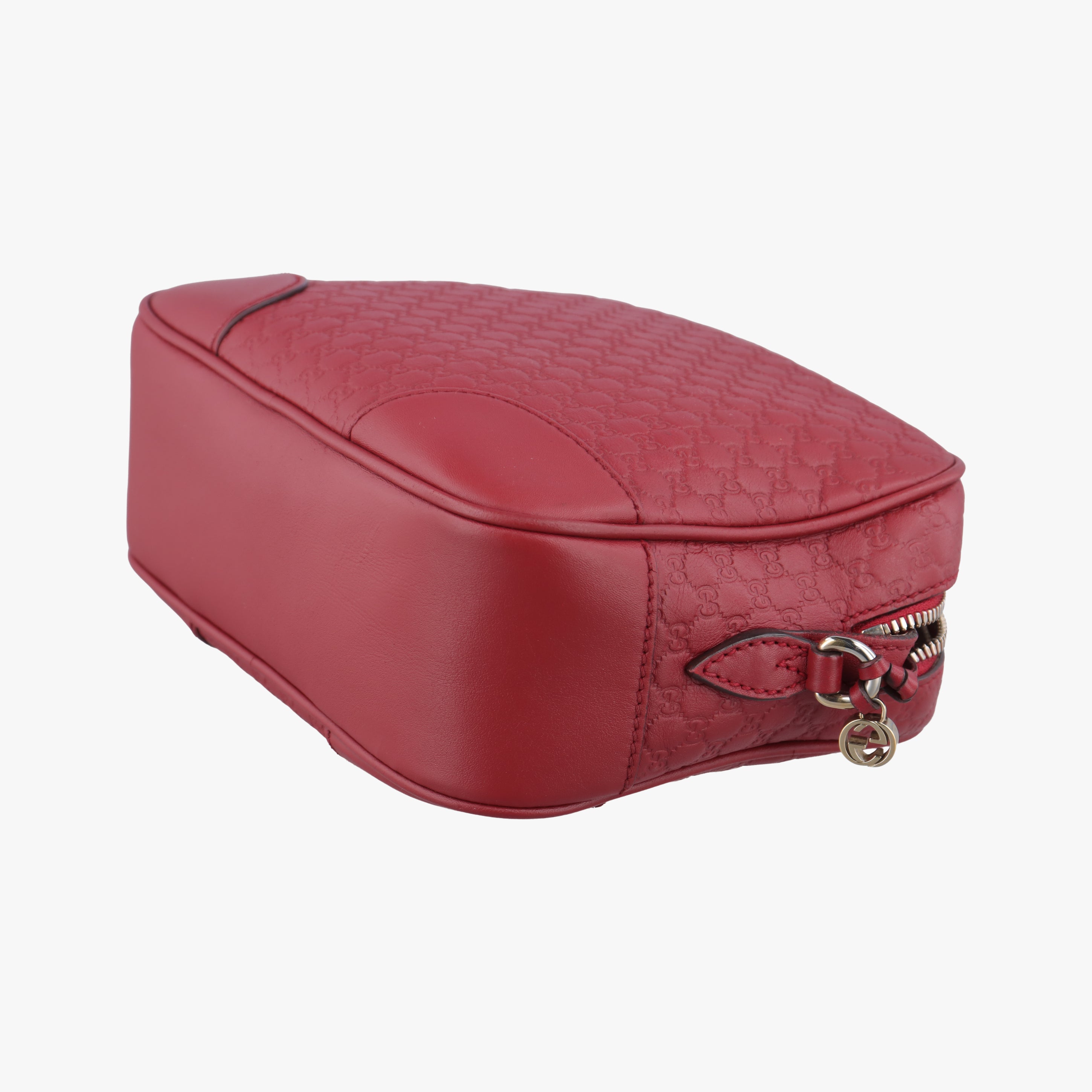 Pre-owned Gucci Bree Microguccissima Red Leather 449413 shoulderbag | stylenewstar