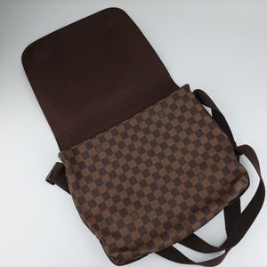Secondhand Louis Vuitton BROOKLYN MM EBENE Damier Canvas N51211 shoulderbag | stylenewstar