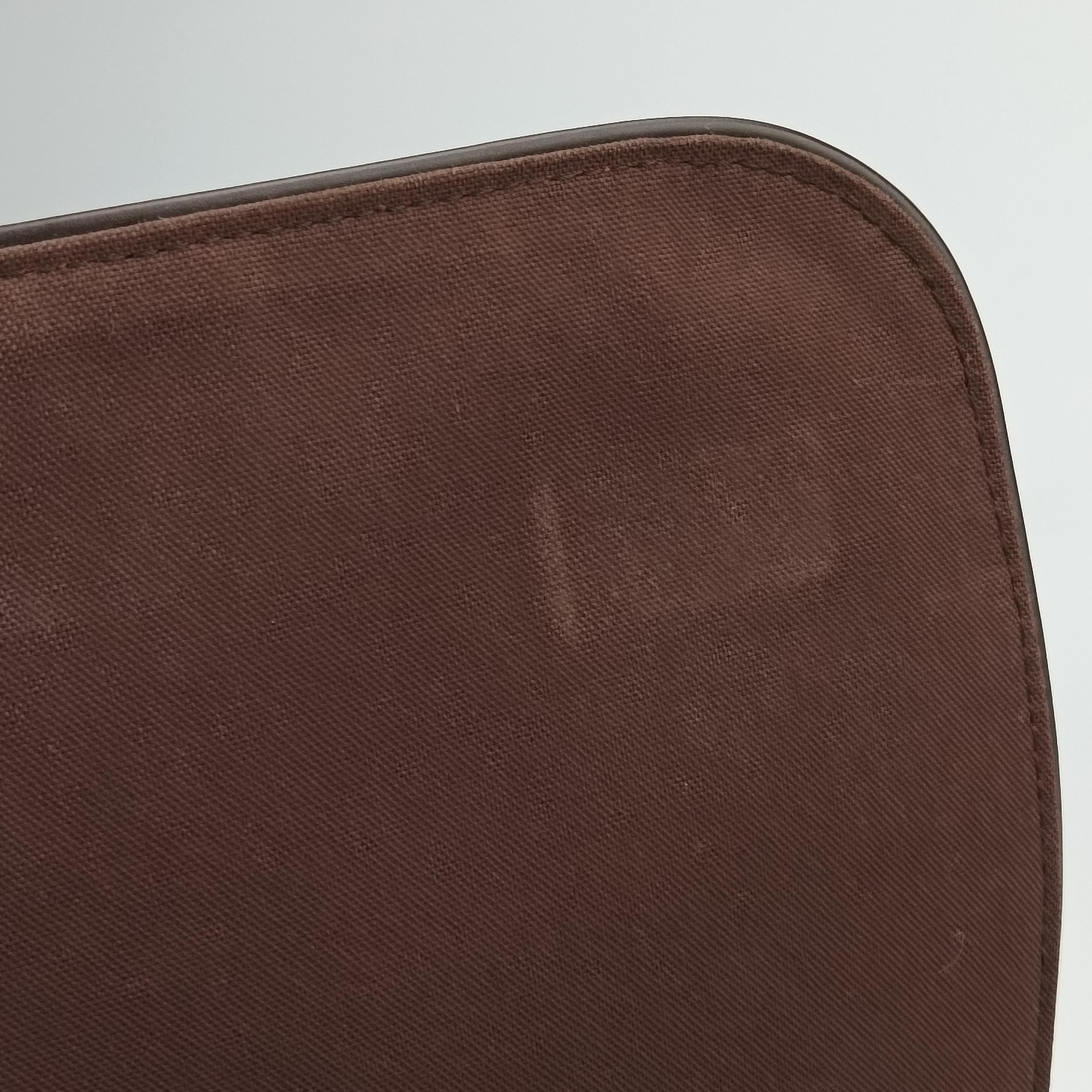 Secondhand Louis Vuitton BROOKLYN MM EBENE Damier Canvas N51211 shoulderbag | stylenewstar