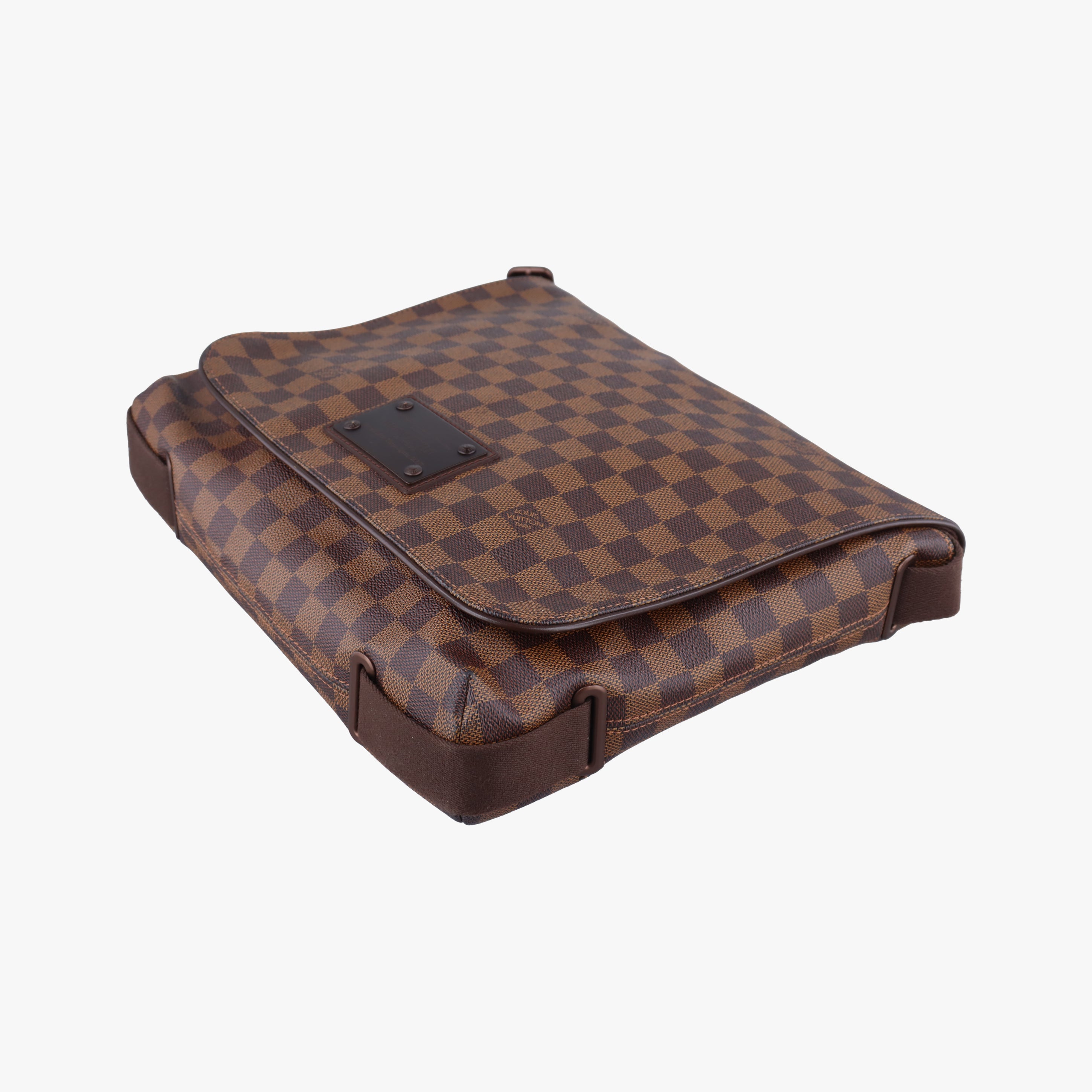 Secondhand Louis Vuitton BROOKLYN MM EBENE Damier Canvas N51211 shoulderbag | stylenewstar