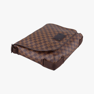 Secondhand Louis Vuitton BROOKLYN MM EBENE Damier Canvas N51211 shoulderbag | stylenewstar