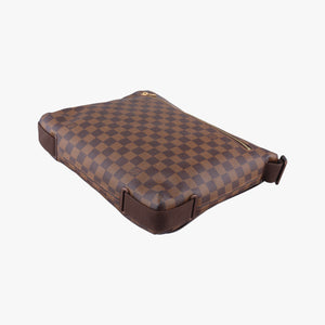 Secondhand Louis Vuitton BROOKLYN MM EBENE Damier Canvas N51211 shoulderbag | stylenewstar