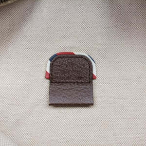 Pre-owned Gucci GG Supreme Courrier Brown×multicolor PVC coated canvas 529711 bum bag/waist bag | stylenewstar