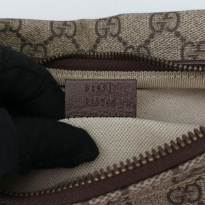 Pre-owned Gucci GG Supreme Courrier Brown×multicolor PVC coated canvas 529711 bum bag/waist bag | stylenewstar