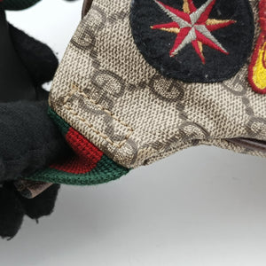 Pre-owned Gucci GG Supreme Courrier Brown×multicolor PVC coated canvas 529711 bum bag/waist bag | stylenewstar