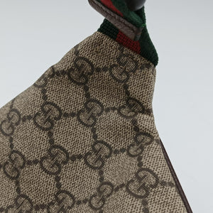 Pre-owned Gucci GG Supreme Courrier Brown×multicolor PVC coated canvas 529711 bum bag/waist bag | stylenewstar