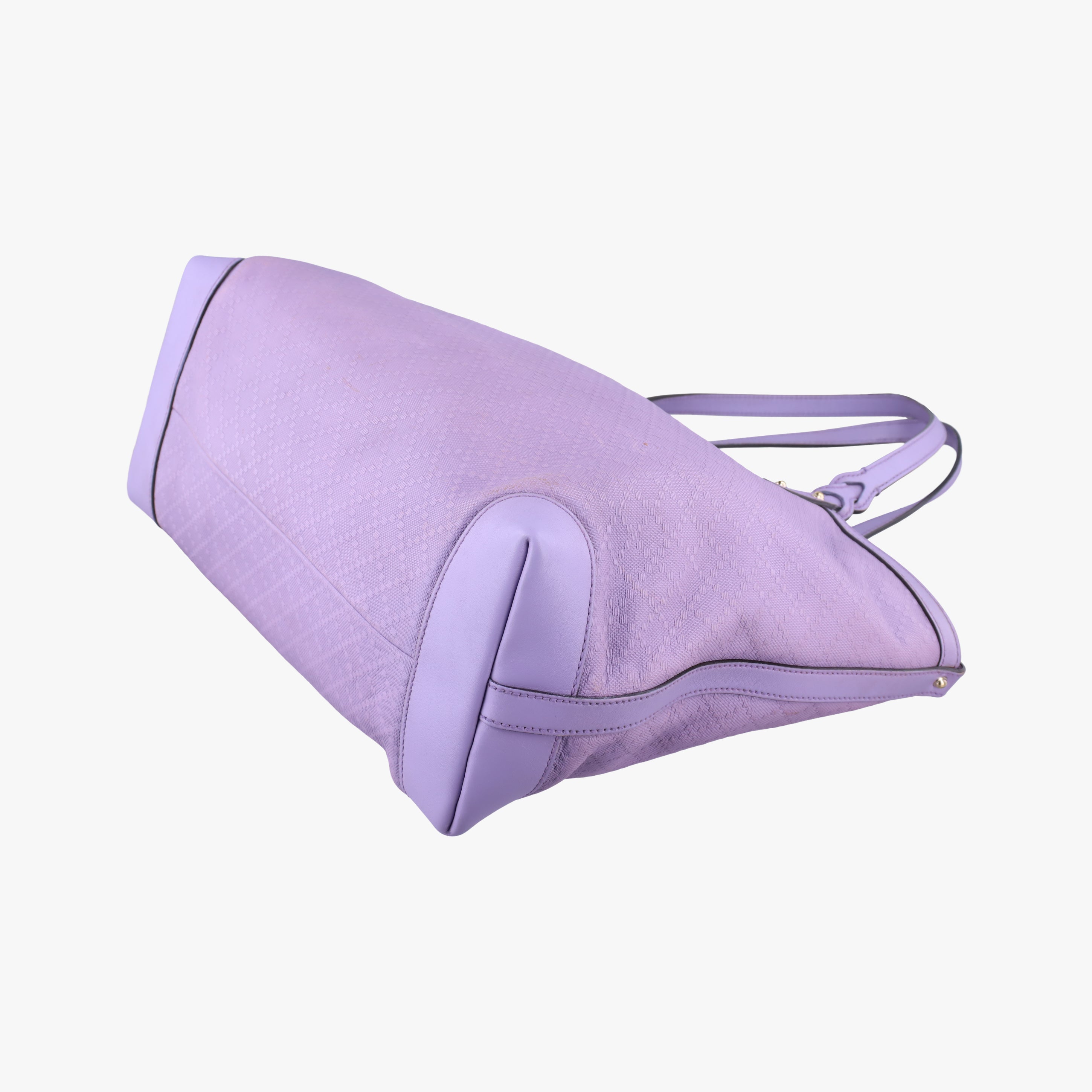 Pre-owned Gucci GG Craft Purple Leather 247209 shoulderbag | stylenewstar