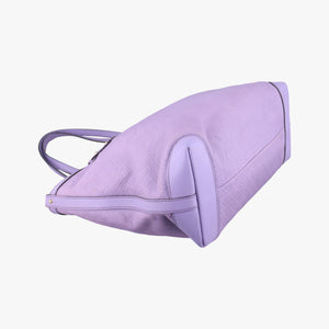 Pre-owned Gucci GG Craft Purple Leather 247209 shoulderbag | stylenewstar