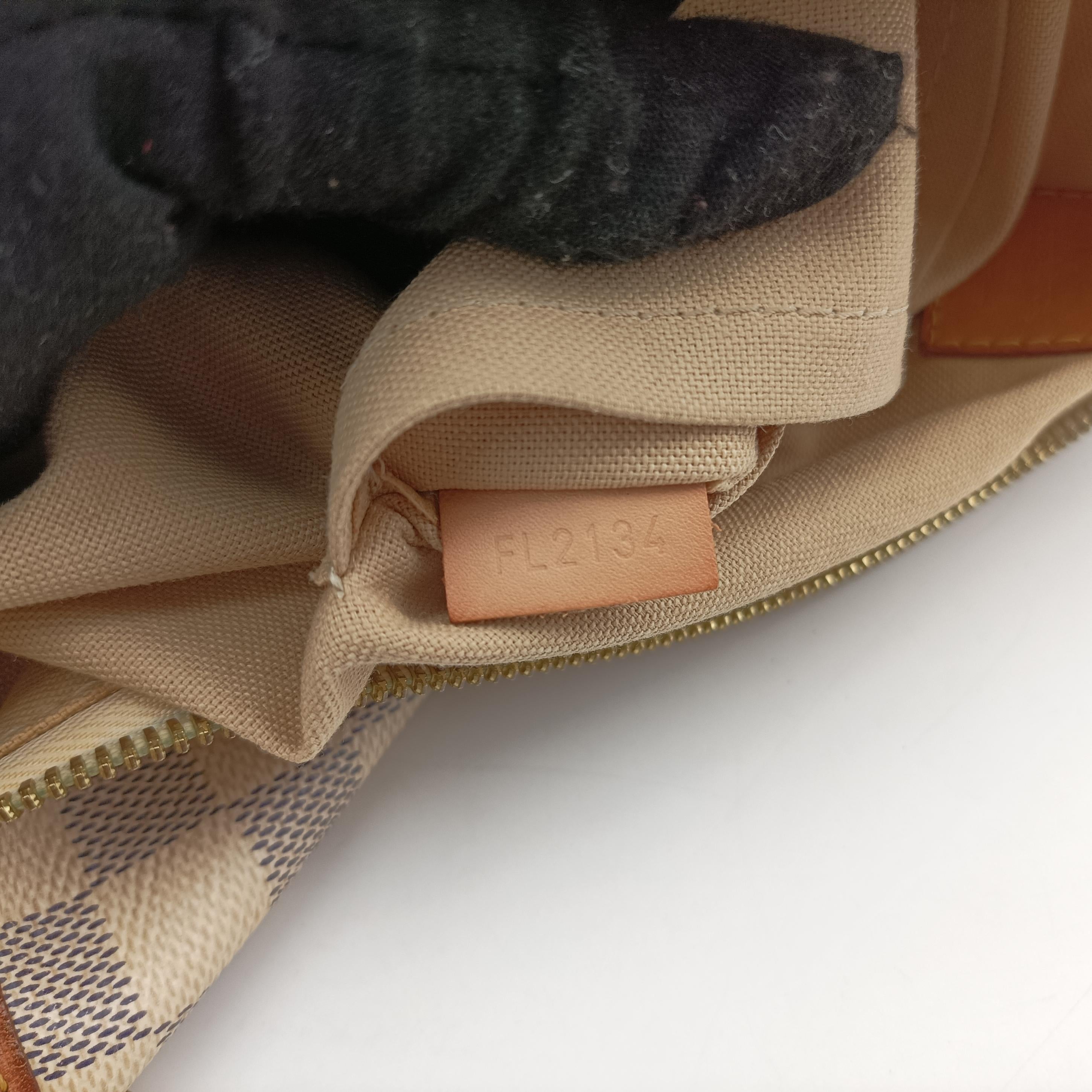 Pre-owned Louis Vuitton RIVIERA MM Azur Damier Canvas N48252 shoulderbag | stylenewstar