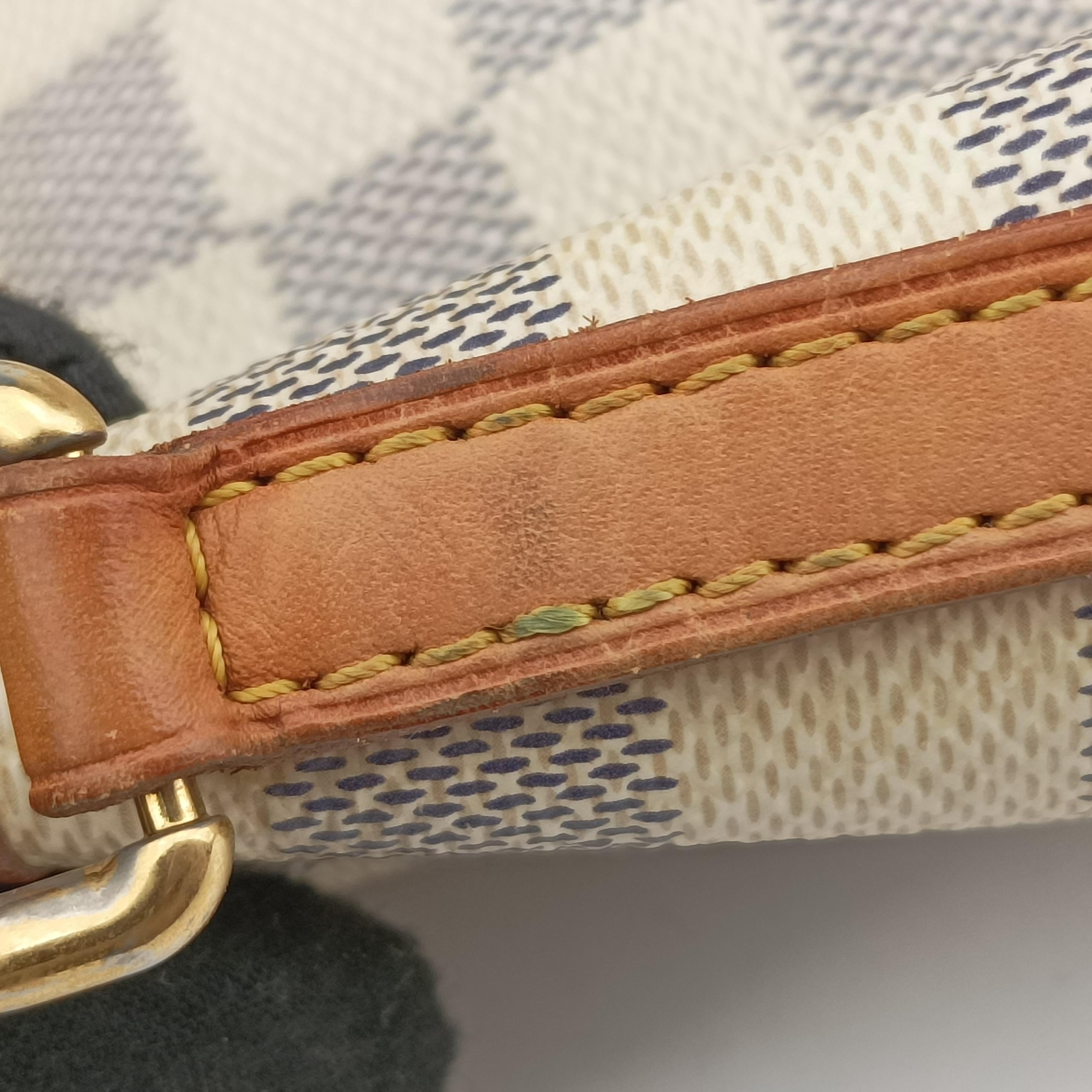 Pre-owned Louis Vuitton RIVIERA MM Azur Damier Canvas N48252 shoulderbag | stylenewstar