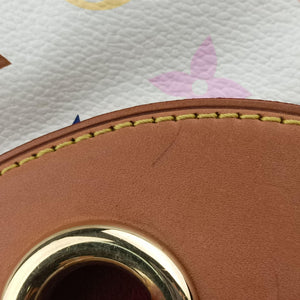 Pre-owned Louis Vuitton URSULA White Monogram Multicolor M40123 handbag | stylenewstar