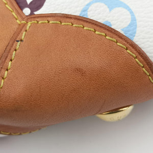 Pre-owned Louis Vuitton URSULA White Monogram Multicolor M40123 handbag | stylenewstar