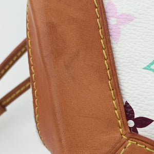 Pre-owned Louis Vuitton URSULA White Monogram Multicolor M40123 handbag | stylenewstar