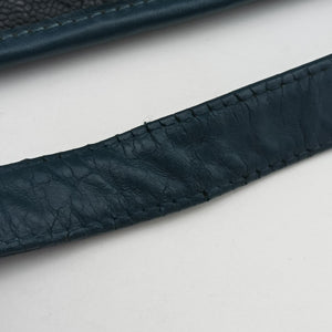 Vintage Chanel French Riviera Hobo Dark Navy Leather A66804 shoulderbag | stylenewstar