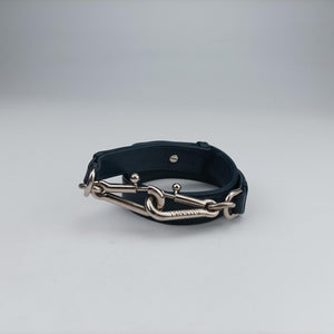 Vintage Chanel French Riviera Hobo Dark Navy Leather A66804 shoulderbag | stylenewstar