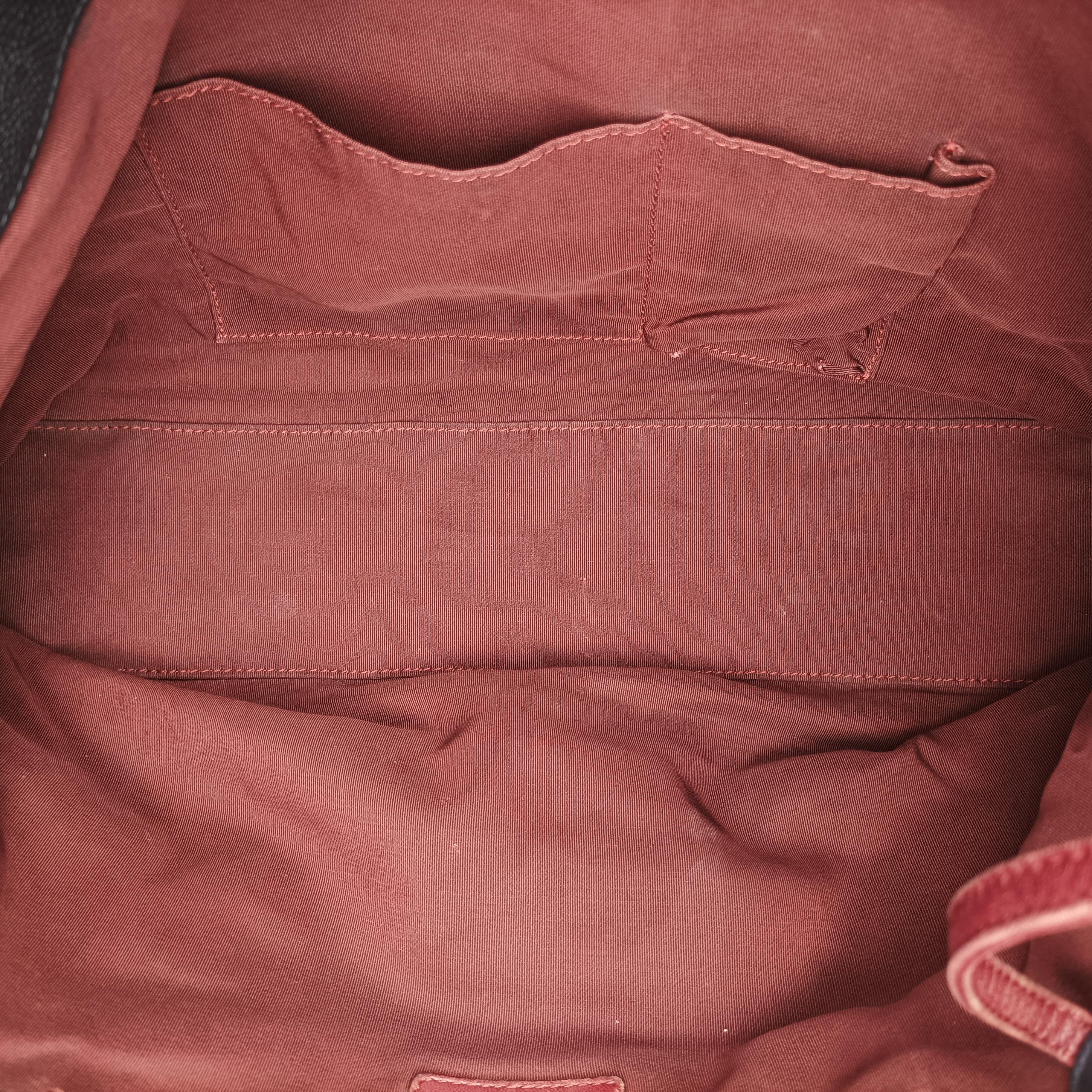 Vintage Chanel French Riviera Hobo Dark Navy Leather A66804 shoulderbag | stylenewstar