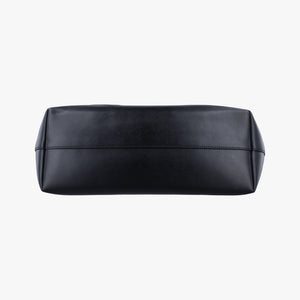 Pre-owned Fendi Hollow Tote Black Leather 8BH185 handbag | stylenewstar