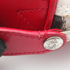 Pre-owned Christian Dior Hardcore White x Red x Black canvas  handbag | stylenewstar