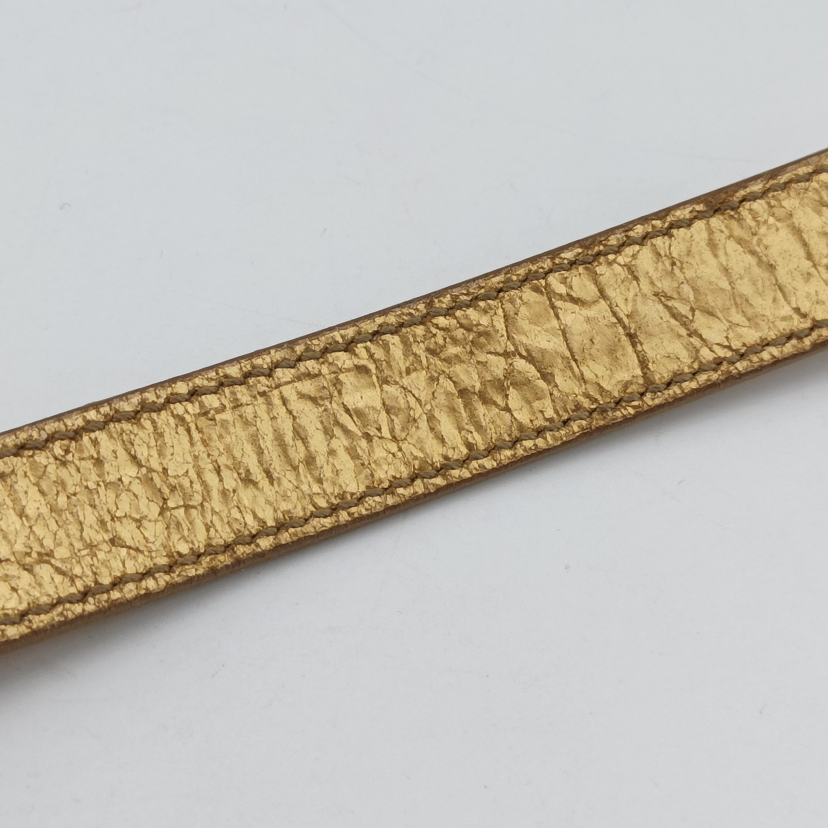 Pre-owned Yves Saint Laurent Monogram Fringe Golden Leather 381668 shoulderbag | stylenewstar