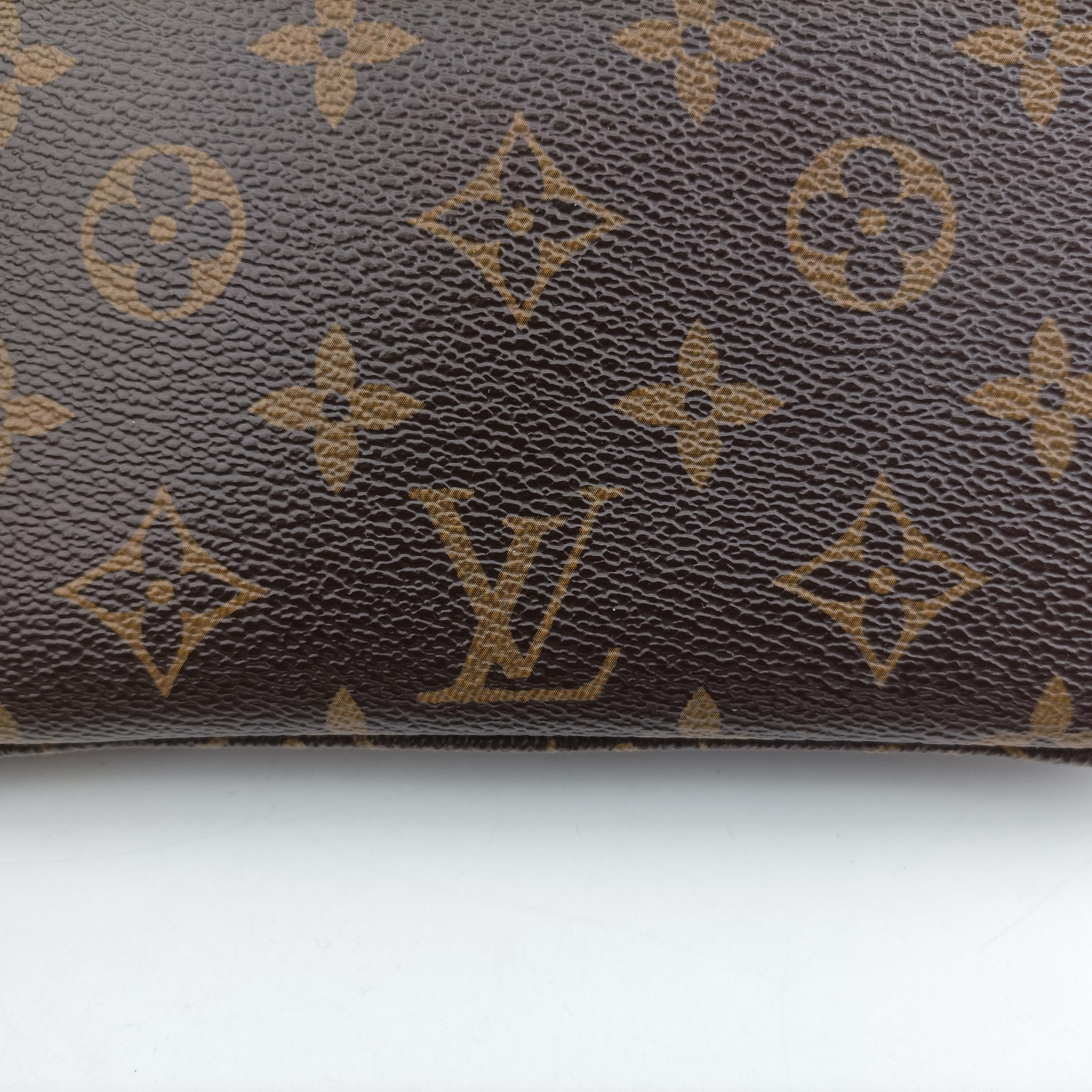 Vintage Louis Vuitton Pochette Double Zip brown×multicolor Monogram Canvas M68486 shoulderbag | stylenewstar