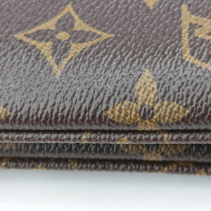 Vintage Louis Vuitton Pochette Double Zip brown×multicolor Monogram Canvas M68486 shoulderbag | stylenewstar