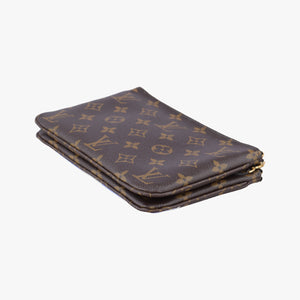Vintage Louis Vuitton Pochette Double Zip brown×multicolor Monogram Canvas M68486 shoulderbag | stylenewstar