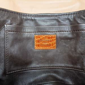 Pre-owned Louis Vuitton Irvine Brown x Multicolor Velour x Alligator M92773 handbag | stylenewstar