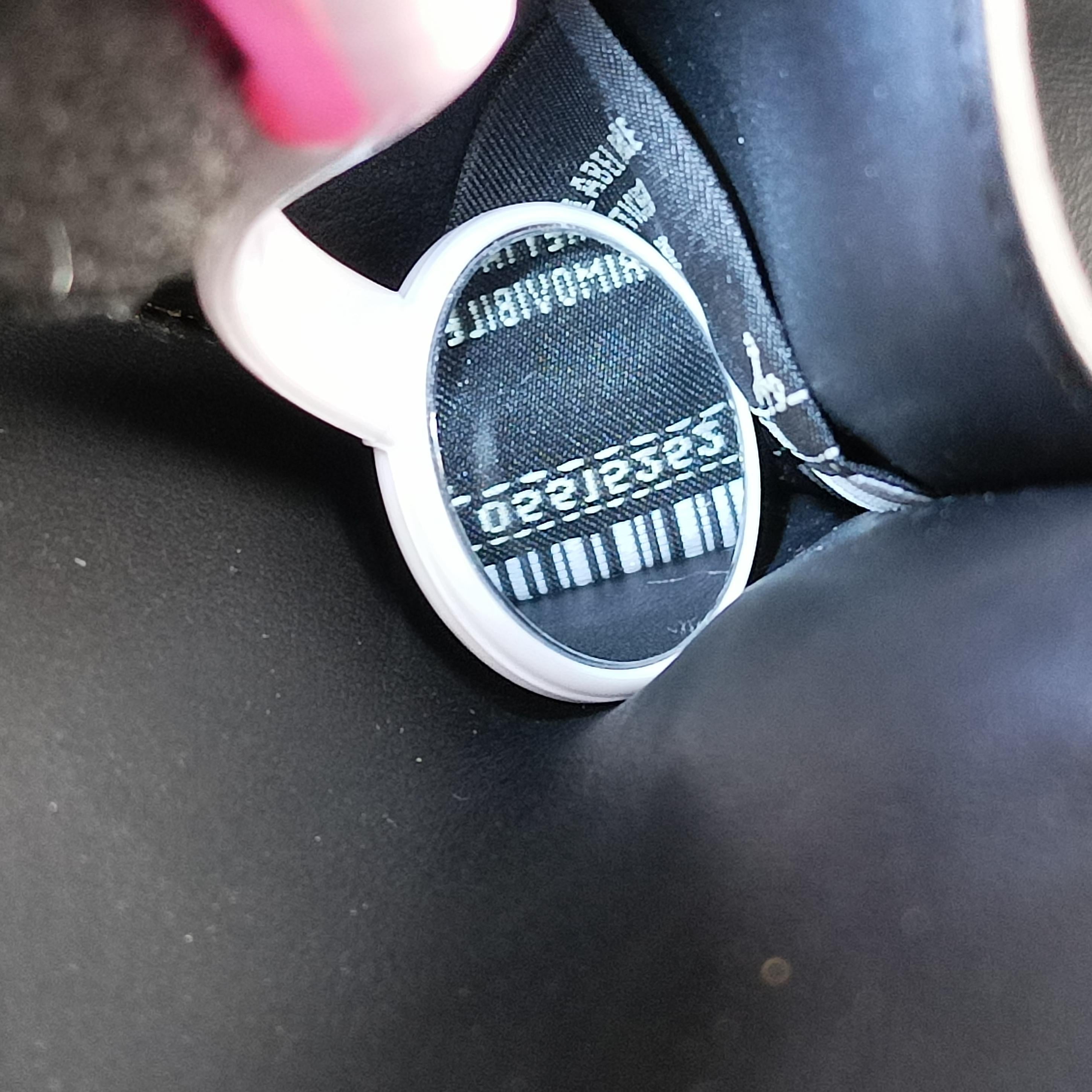 Pre-owned Fendi BAGUETTE Clear×black PVC coated canvas 8BR600 shoulderbag | stylenewstar