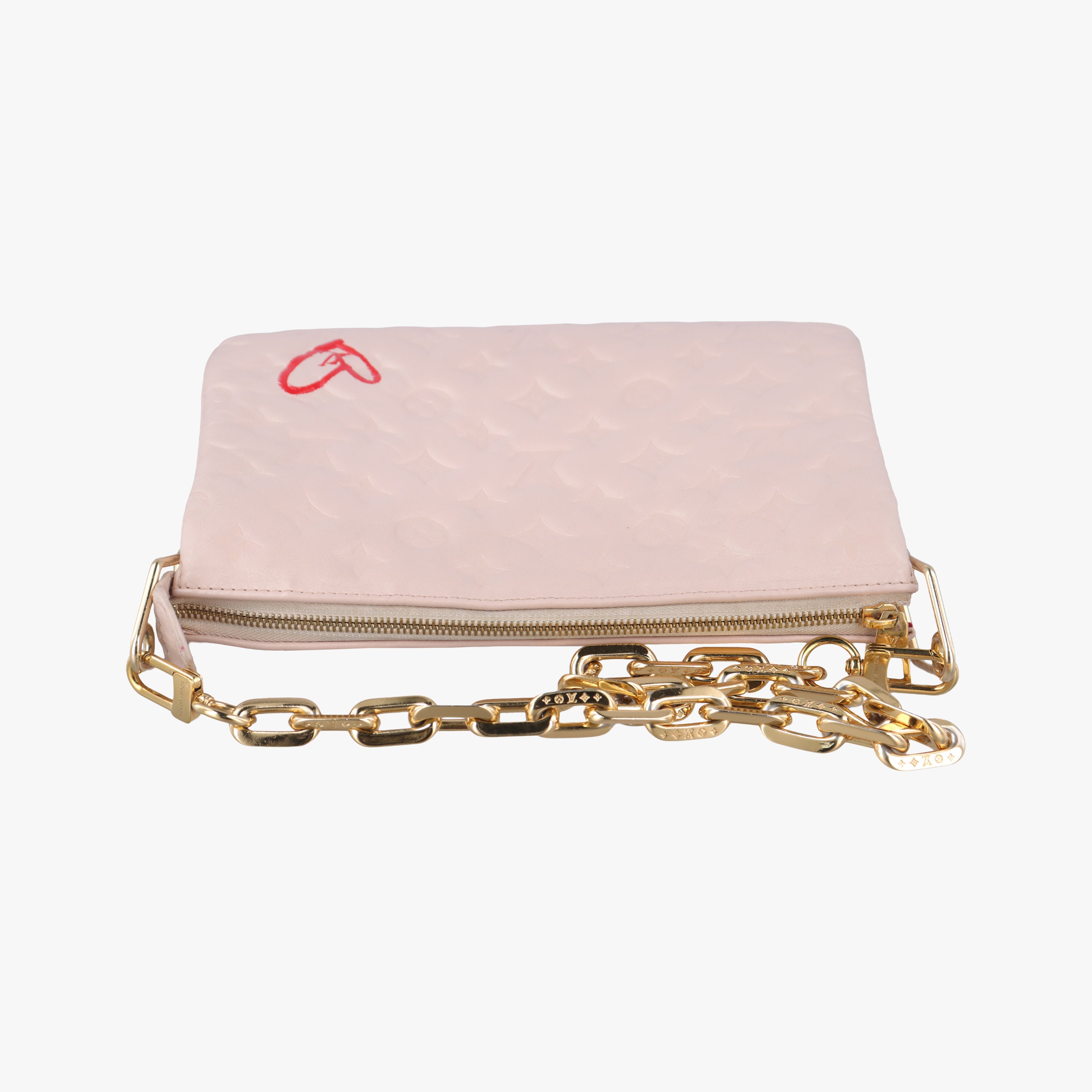 Pre-owned Louis Vuitton Coussin PM Pink leather M58739 shoulderbag | stylenewstar