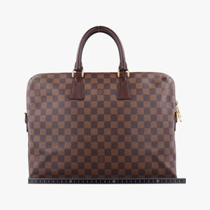 Secondhand Louis Vuitton Porte-Documents Jour EBENE Damier Canvas N42242 handbag | stylenewstar